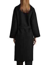 Bridget Wool-Blend Tie-Waist Coat