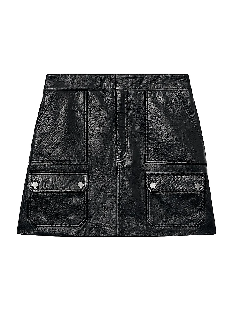 Parker Leather Mini Skirt