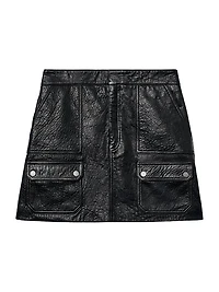 Parker Leather Mini Skirt