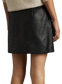 Parker Leather Mini Skirt