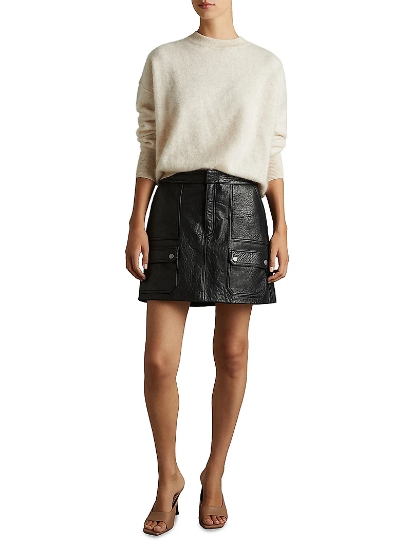 Parker Leather Mini Skirt