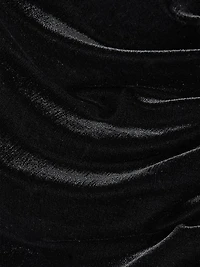 Brooke Velvet Drape Midi-Dress