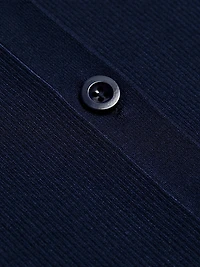 Agnes Short-Sleeve Cardi Midi-Dress