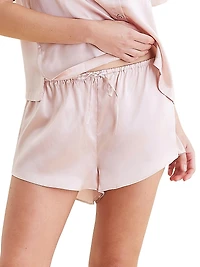 Audrey Silk Boxer Pajamas