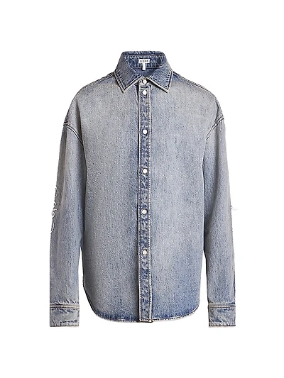 Denim Long-Sleeve Shirt