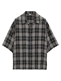 Plaid Short-Sleeve Shirt