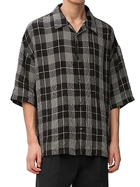 Plaid Short-Sleeve Shirt