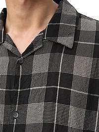 Plaid Short-Sleeve Shirt