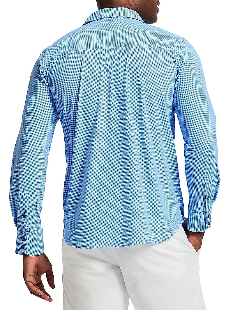 Leros Micro Dot Shirt