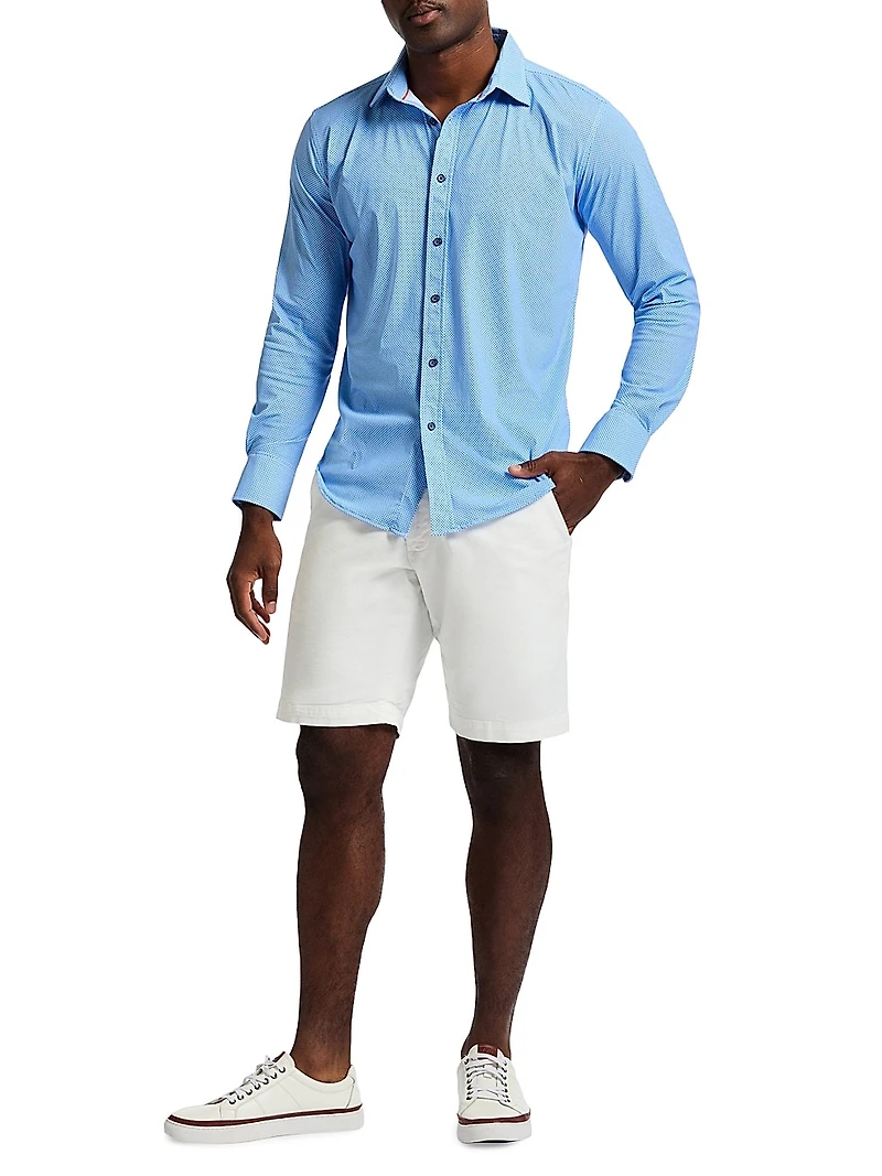 Leros Micro Dot Shirt