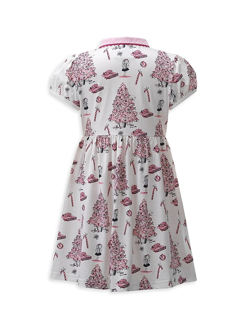Eloise Little Girl's & Girl's Eloise Christmas Tree Shirtdress