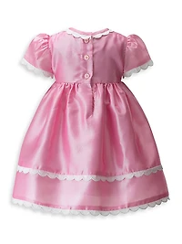 Baby Girl's Eloise Taffeta Scalloped Dress & Bloomers Set
