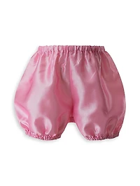 Baby Girl's Eloise Taffeta Scalloped Dress & Bloomers Set