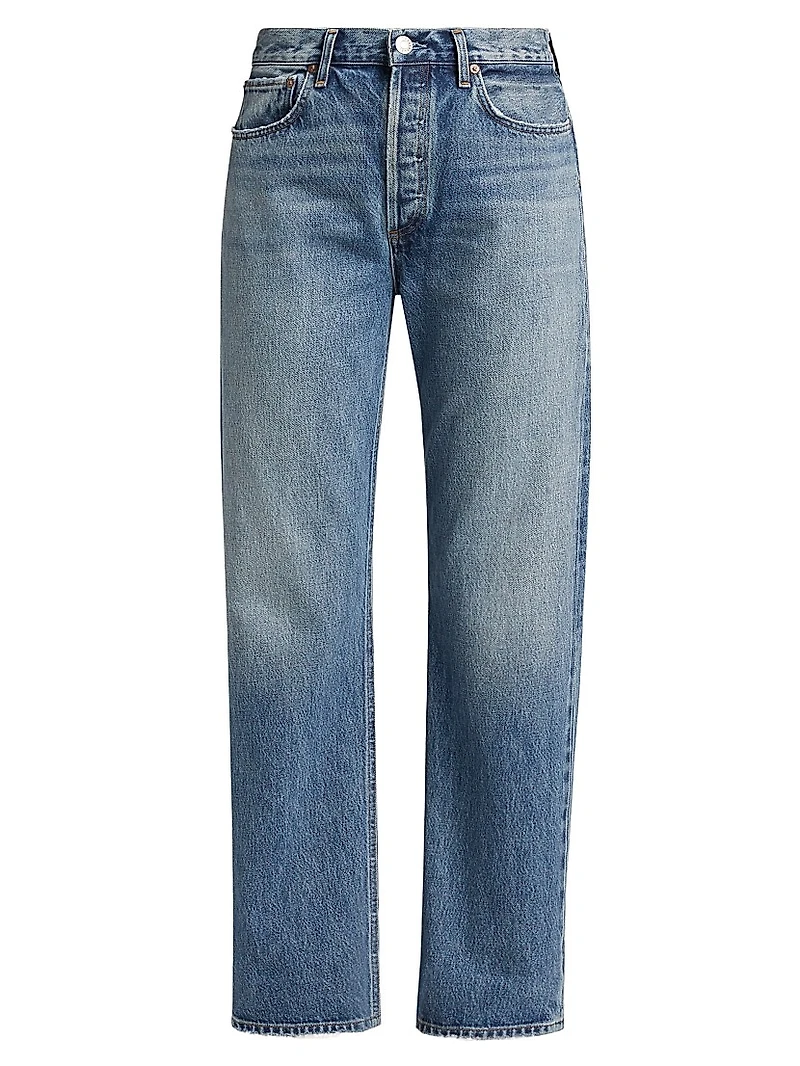 Fran High-Rise Straight-Leg Jeans