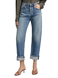 Fran High-Rise Straight-Leg Jeans