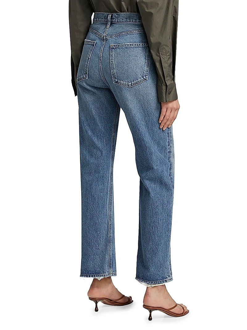 Fran High-Rise Straight-Leg Jeans