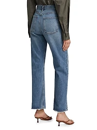 Fran High-Rise Straight-Leg Jeans