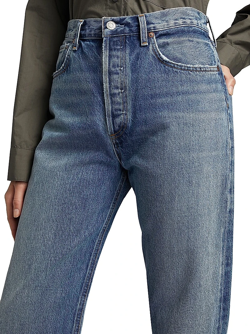 Fran High-Rise Straight-Leg Jeans