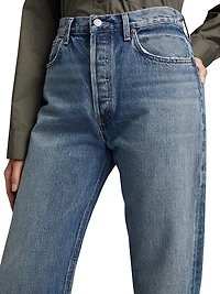 Fran High-Rise Straight-Leg Jeans