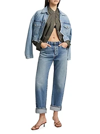 Fran High-Rise Straight-Leg Jeans