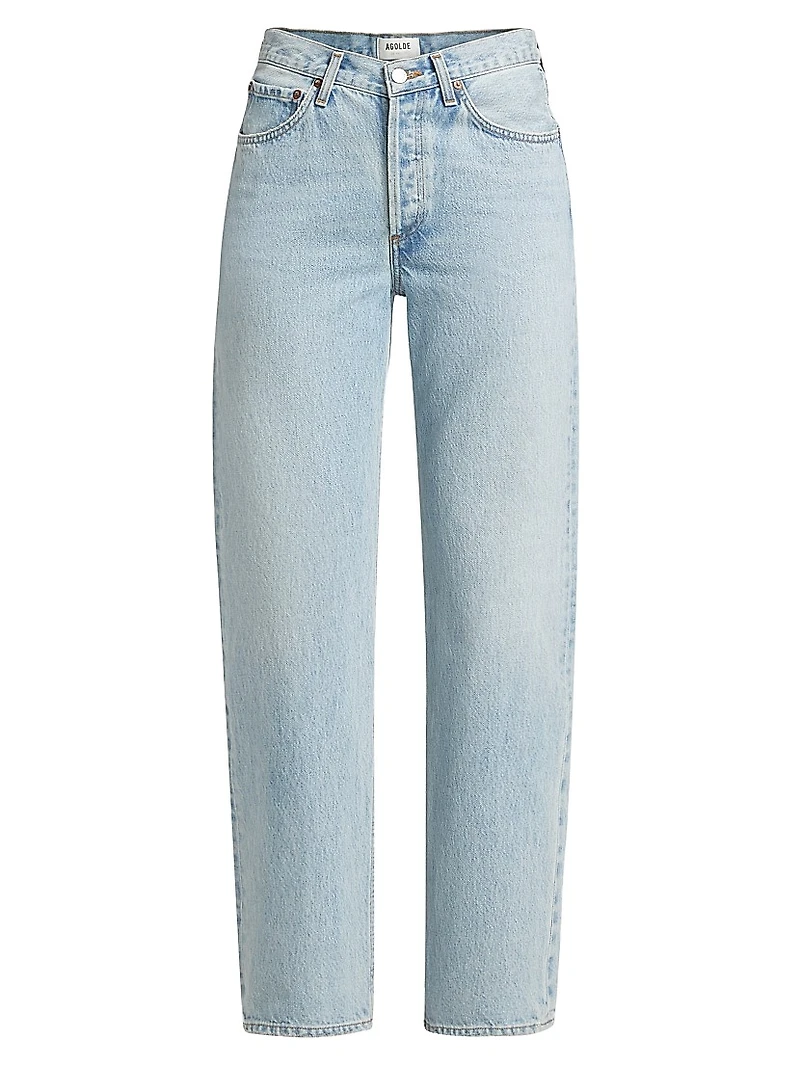 Kelly V-Waist Straight Leg Jean