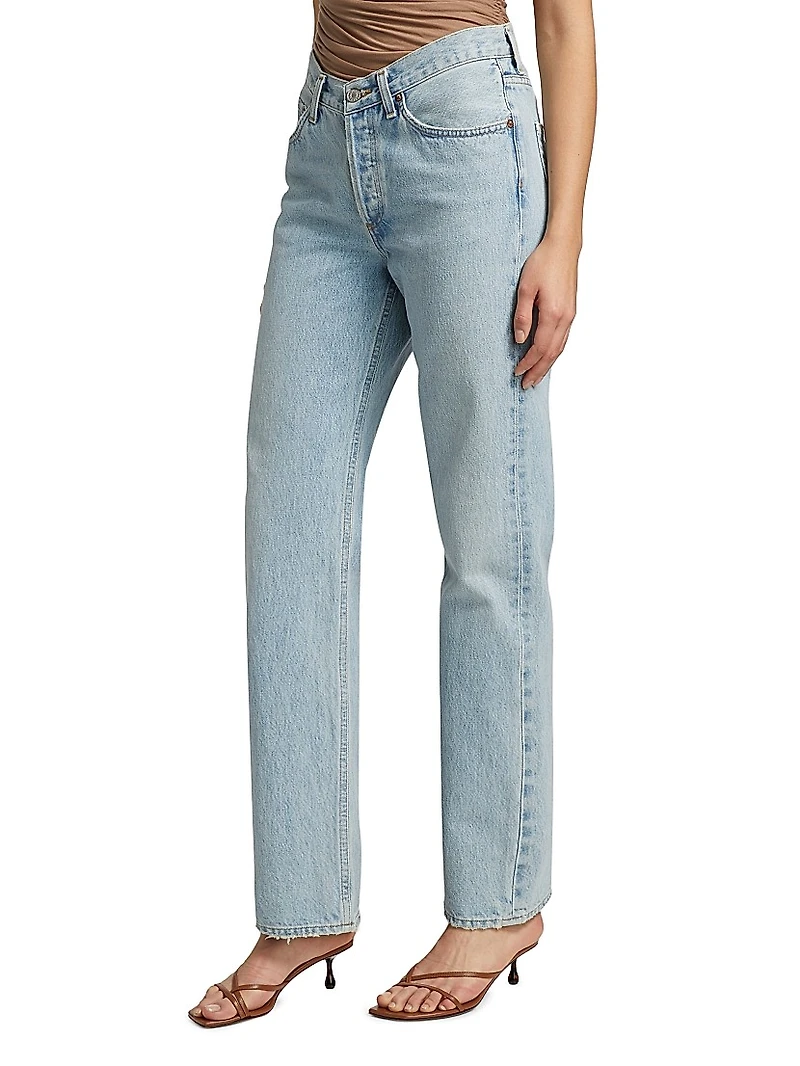 Kelly V-Waist Straight Leg Jean