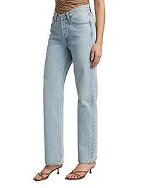 Kelly V-Waist Straight Leg Jean