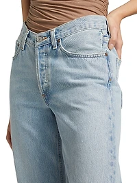 Kelly V-Waist Straight Leg Jean