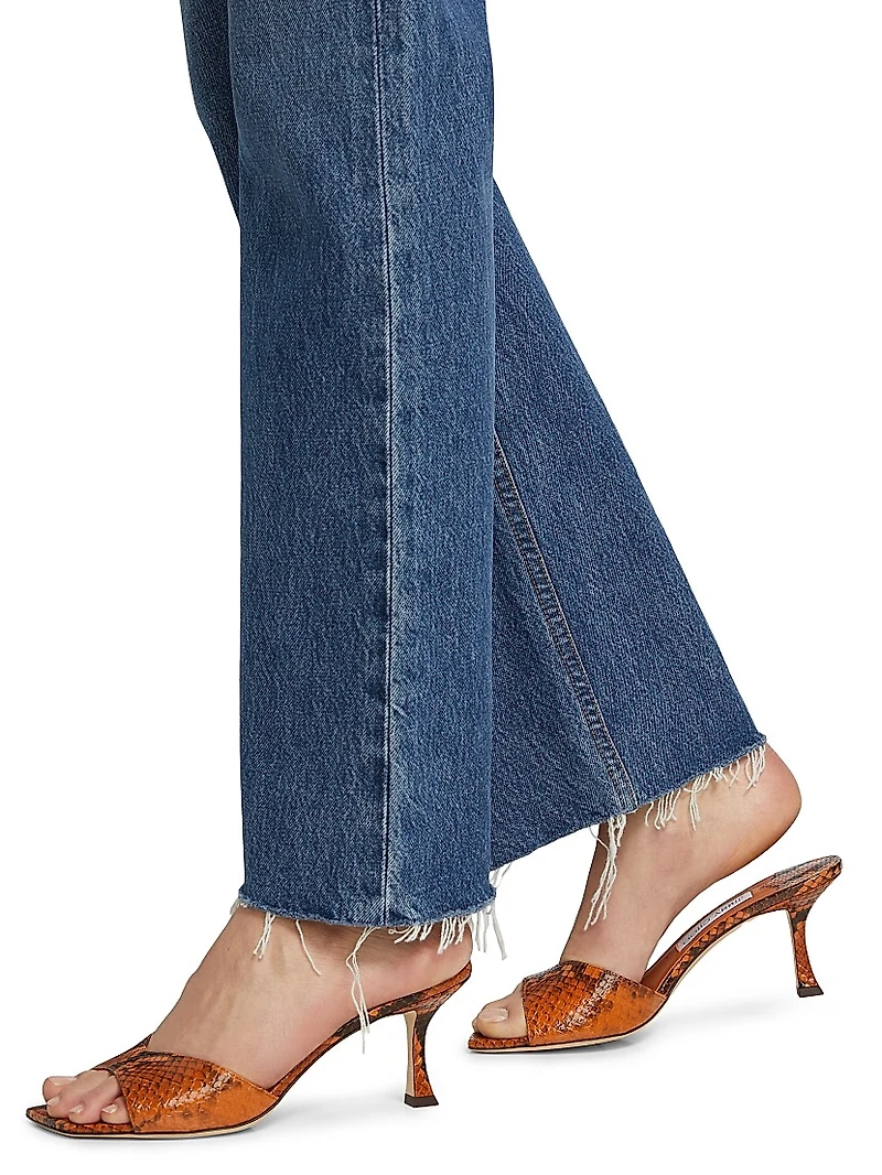 Leena High-Rise Baby Boot-Cut Jeans