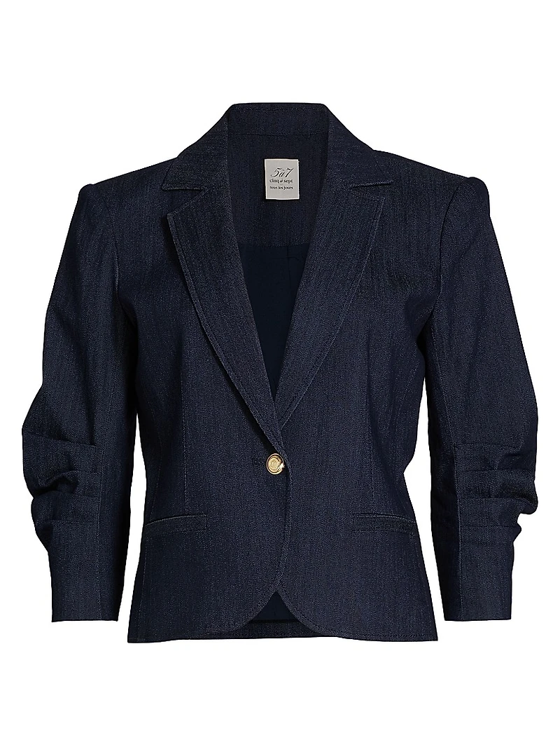 Petit Khloe Denim Blazer