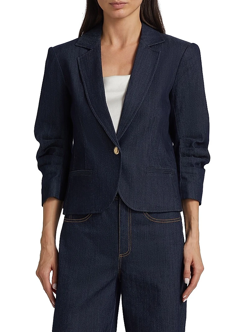 Petit Khloe Denim Blazer