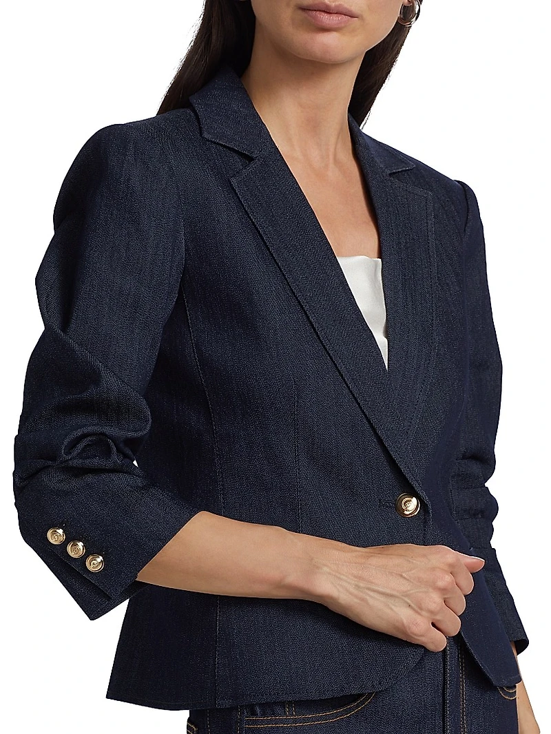 Petit Khloe Denim Blazer