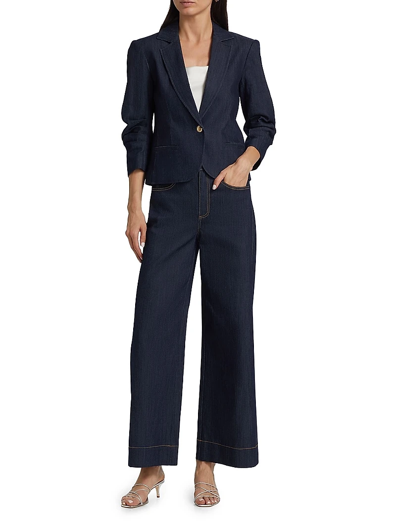 Petit Khloe Denim Blazer