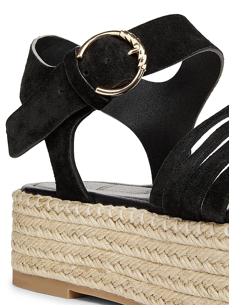 Elsa Python-Printed Leather Espadrilles