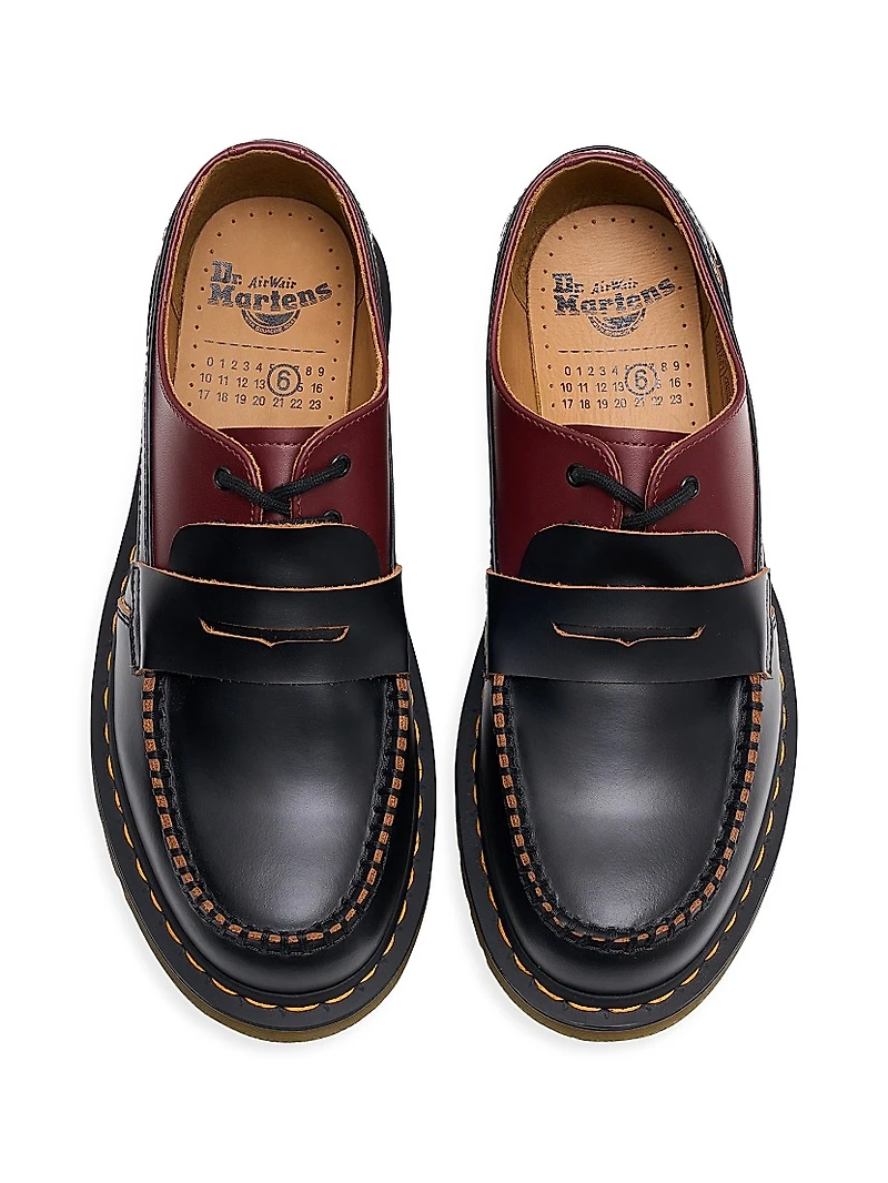 MM6 Maison Margiela x Dr. Martens Mash-Up Leather Oxfords