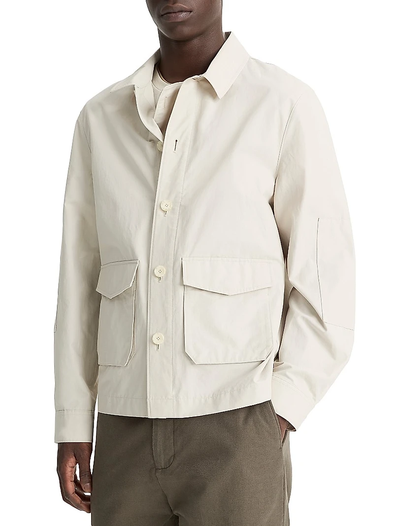 Cotton-Nylon Utility Jacket