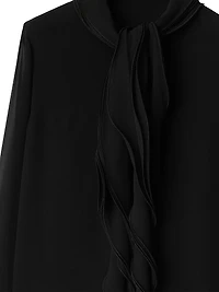 Silk Ruffle Blouse