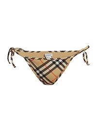 Check String Bikini Bottom