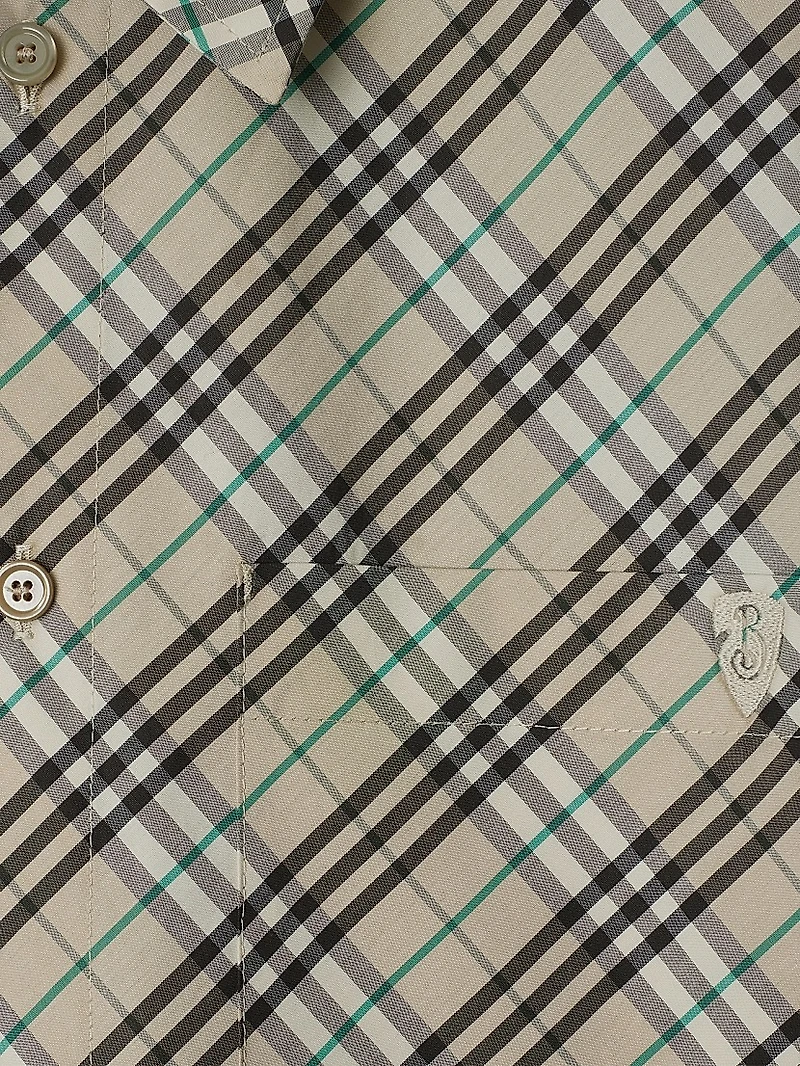 Check Poplin Boxy Shirt