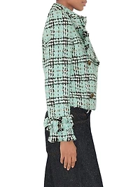Check Double-Breasted Jacket