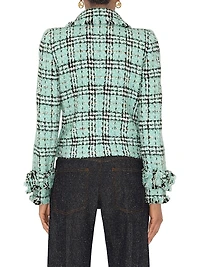 Check Double-Breasted Jacket