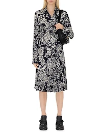 Daisy Print Silk Shirt