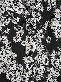 Daisy Print Silk Shirt