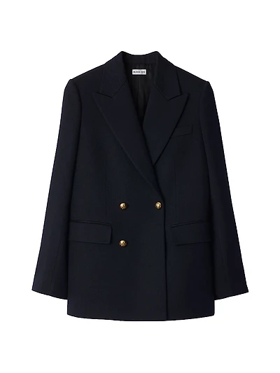 Wool Double-Breasted Coat