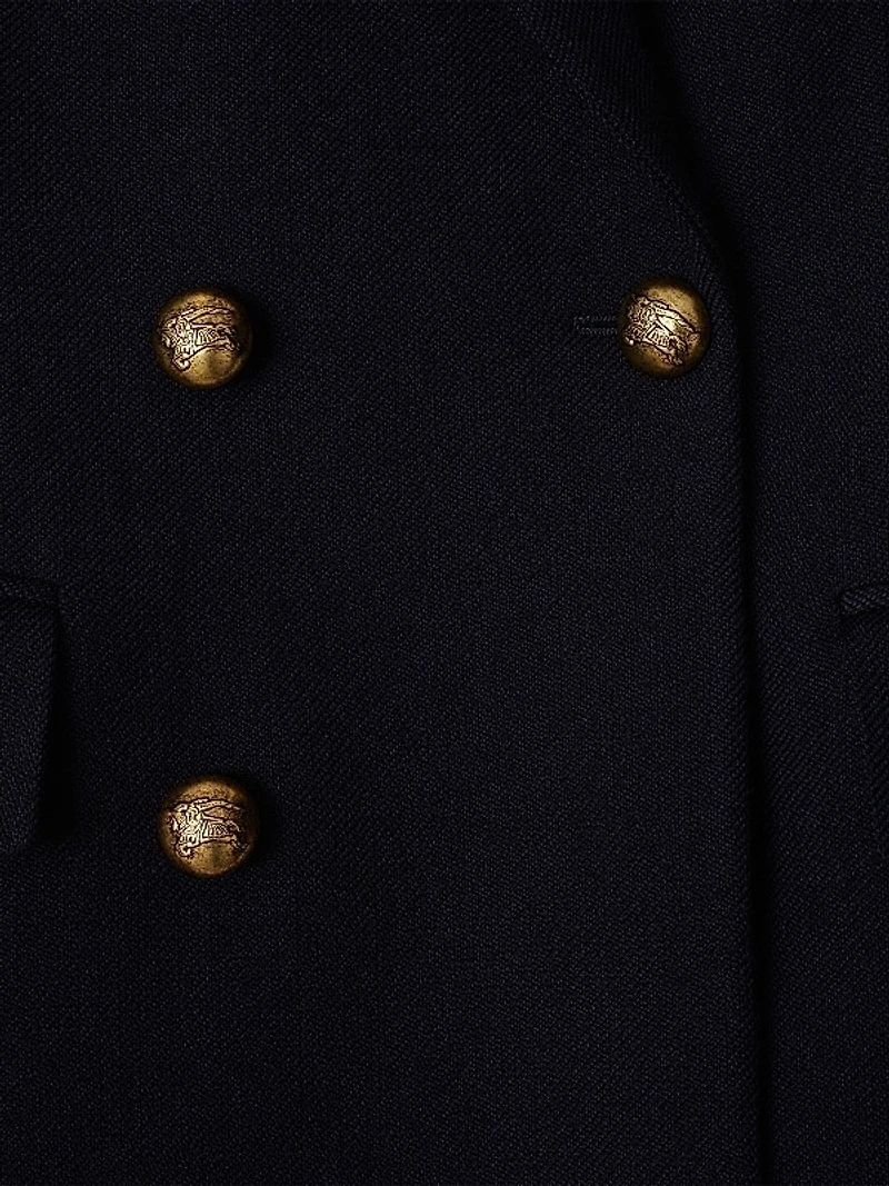 Wool Double-Breasted Coat