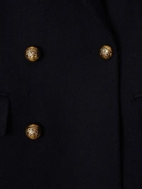 Wool Double-Breasted Coat