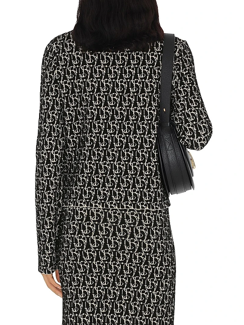 Monogram Wool-Blend Cardigan