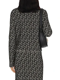 Monogram Wool-Blend Cardigan