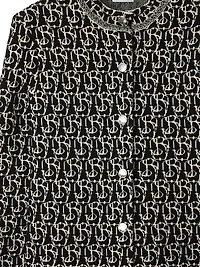 Monogram Wool-Blend Cardigan