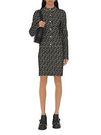 Monogram Wool-Blend Cardigan